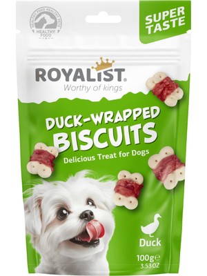 Lummed Royalist - Köpekler Için Ördek Sargılı Bisküvi 100 gr