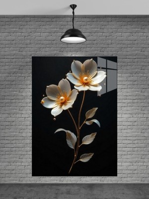 Çiçek Cam Tablosu Ev Dekorasyon,balkon Dekorasyonu,dekoratif,duvar Tablo,mutfak Tablo,hediyelik