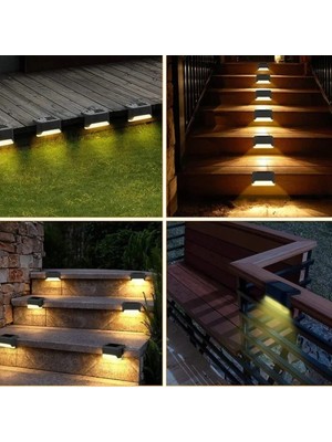 Defne Toprak 4'lü Solar Köşebent Lamba Gün Işığı