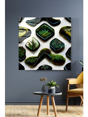 Taş Desen Cam Tablo, Dekoratif Cam Tablo