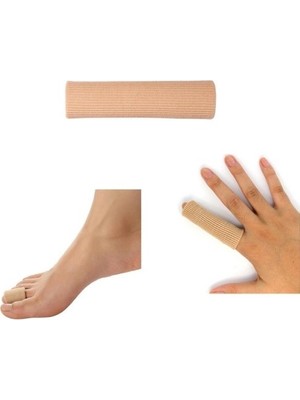 Defne Toprak El Ayak Parmak Koruyucu Teo Kumaş Kaplı Jel Silikon Tüp