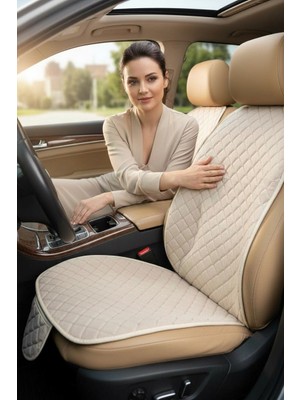 Lacasa Automotive Ergonomik,ortopedik,terletmez, Cepli, Kaymaz, Alkantara Oto Kılıf-Minder (7parça Set)
