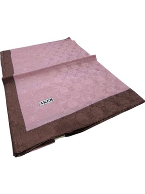 Aker Koza Şal 1050800-991 Pembe Kahverengi