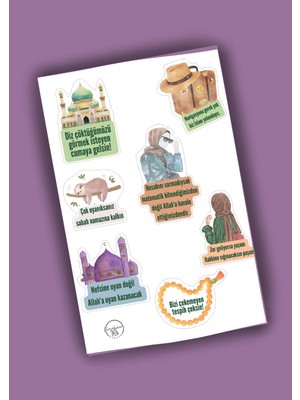 Sticker (Cuma Mesajları) 3'lü Set