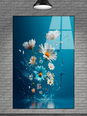 Marsilyan Çiçek Cam Tablo Sevilen Seriler