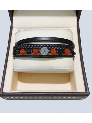 Çağ Moda Aksesuar Suni Deri Bileklik