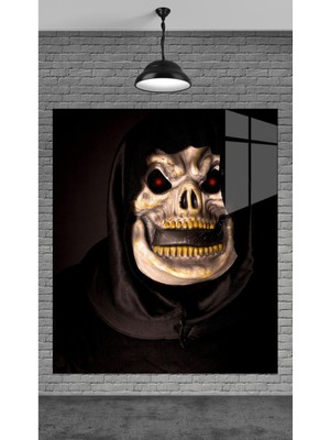 Marsilyan Muhteşem Korkunç Adam Temperli Cam Üzerine Tablo Sevgilinize Yılbaşı Hediye