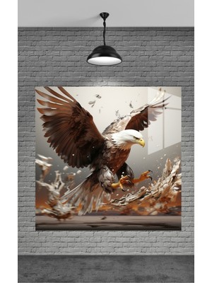 Kartal Cam Tablo Ev Dekorasyon,balkon Dekorasyonu,dekoratif,duvar Tablo,mutfak Tablo