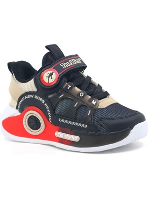 RS Riva Shoes Çocuk Basket  Spor Ayakkabı | Ortopedik - Kaymaz - Hafif & Rahat | Cırt Cırtlı | Günlük & Okul Kullanımı