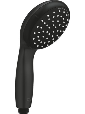 Storemax Start 100 El Duşu 2 Akışlı (Yağmur ve Jet) Kireç Önleyici Sistem, -Duş Başlığı, Mat Siyah, 279462430
