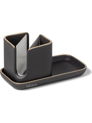 Storemax Daire Mutfak Lavabo Aksesuarları, Seramik, Gri ve Beyaz, 1 Adet (1 Paket)