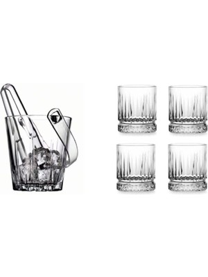 Storemax Lüx Viski Seti 4 Viski Bardağı ve Buz Kovası