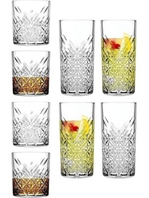 Storemax 8 Parça Tımeless Viski ve Kokteyl Keyfi Seti Keyfi Seti