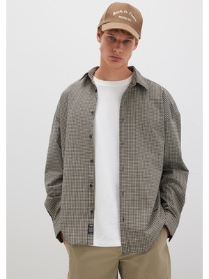 Mavi Pötikare Kahverengi Gömlek 0211689-90910