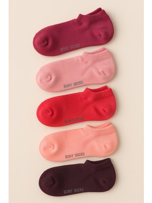 Katia & Bony Unisex 5'li Basic Step Çorap Pembe Mix