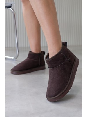 ST1075  Model 2  cm Tabanlı Yeni Sezon Kısa Bot Kahve