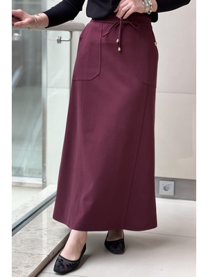 Sentez 5472 Elenna Cep Düğmeli Çan Etek