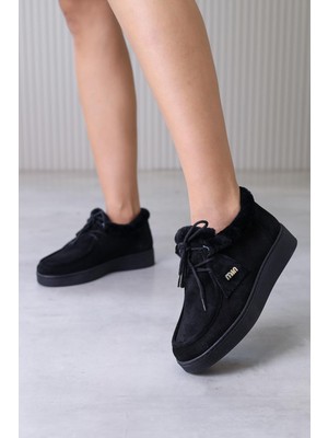 Navora Model 3 cm Tabanlı Orjinal Deri Yeni Sezon Bot Sıyah