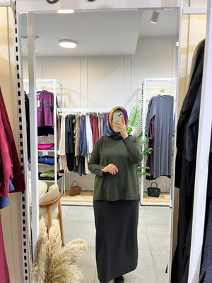 Nuss 902 Basic Merserize Tunik Haki