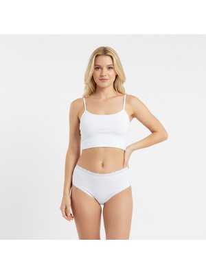 Bonbon Kadın Pamuklu Beli Dantelli Slip Külot BB2096
