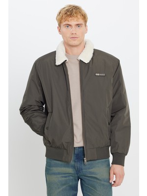 Wrangler Regular Fit Normal Kesim Gömlek Yaka Cepli Bomber Ceket
