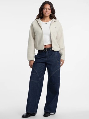 Guess Jeans Kadın Ekru Sweatshirt W5BQ20K1042-ECRU