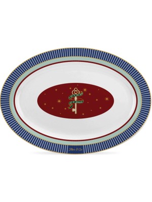 Fern&Co. The Starlight Collection Oval Servis Tabağı