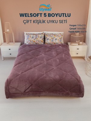 Uysal Yorgan Welsoft 5 Boyutlu Çift Kişilik Uyku Seti