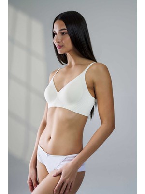 Yeni İnci Yeni Inci Yumuşak Dokulu Lazer Kesim Toparlayıcı Sütyen 102