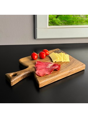 Vornom Ahşap Kesme Tahtası - Mutfak Dekoru Kesme Tahtası