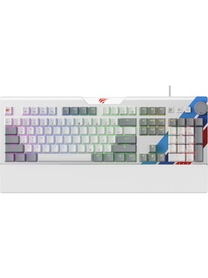Havit Gamenote KB898L Pro Rgb Mekanik Oyuncu Klavye – Rgb, Full-Key Rollover, Ses Tekeri, Bilek Destekli