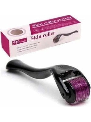 Saç Çıkarma Tarağı Dermaroller 540 Iğneli Roller 1 mm Iğne Cilt Yüz Yenileme Bakım Seti