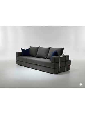 Nwin Home Pufi Lüx Çok Finksiyonlu Ortopedik Sünger Kanepe Minder Yatak 90*200