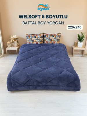 Uysal Yorgan Welsoft 5 Boyutlu Battal Boy Yorgan