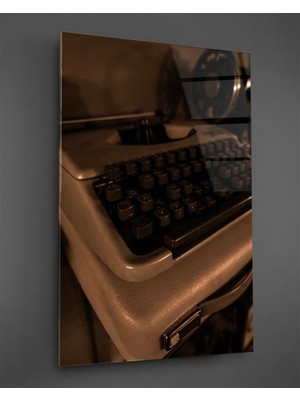 Daktilo Dikey Cam Tablo