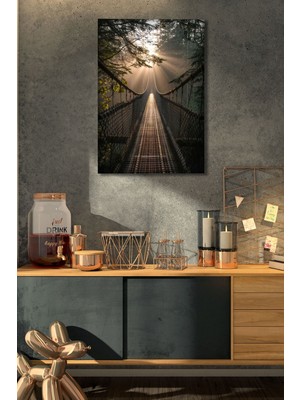 Eski Asma Köprü Cam Tablo