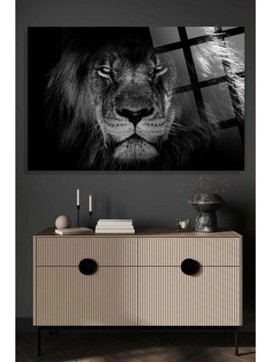 Aslan Kral 4mm Kırılmaz Temperli Yüksek Çözünürlüklü Cam Tablo