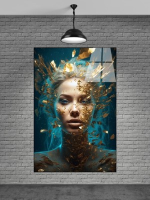 Ilizyon Kadın Cam Tablo Ev Dekorasyon,balkon Dekorasyonu,dekoratif,duvar Tablo,mutfak Tablo
