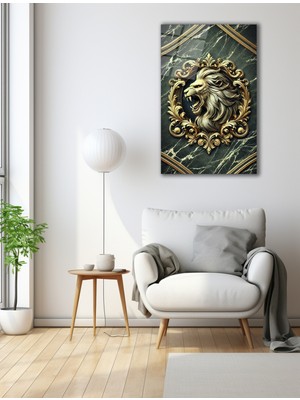 Modern Anka Kuşu Cam Tablo