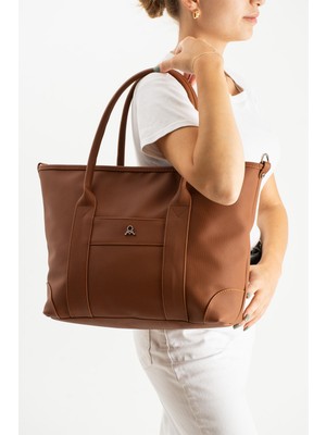 Çanta Trend Mega Polo Suni Deri Çapraz Askılı Omuz Çantası