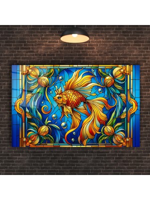 Marsilyan Vitray Okyanusunun Hazinesi Cam Tablo