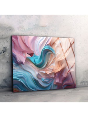 Marsilyan Soyut Cam Tablo , Yüksek Kalite , Temperli Cam Üzeri Baskı , Yatay Tablo , Modern Cam Tablo