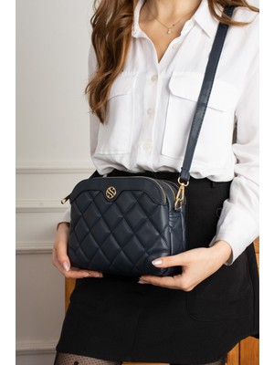 Çanta Trend Sanmorris Kadın Ayarlanabilir Çapraz Askılı 4 Bölmeli Omuz ve Çapraz Çanta