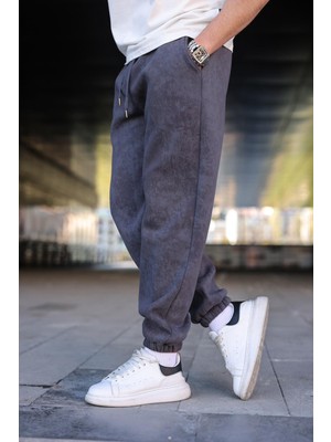 Madmext Füme Batik Desenli Jogger Eşofman Altı E6582