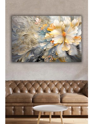 Marsilyan Ultra Yüksek Çözünürlüklü Cam Harika Çiçek Tablosu Kırılmaz Cam Tablo Ev, Salon, Hediyesi