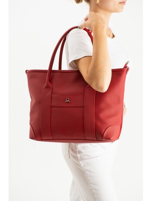 Çanta Trend Mega Polo Suni Deri Çapraz Askılı Omuz Çantası