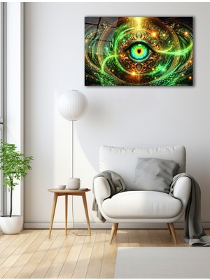 Marsilyan Altın Kadın Gül Motifleri Cam Tablo