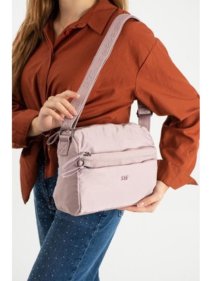 Çanta Trend Yumuşak Dokulu Ultra Hafif, Esnek ve Su Geçirmez Polyamid Kumaş Omuz Çantası Pembe Model: (571-13-14