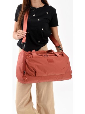 Çanta Trend Ultra Hafif Şik ve Su Geçirmez Büyük Boy Omuz, El Seyahat Çantası Kırmızı Model: (571-13-9H)