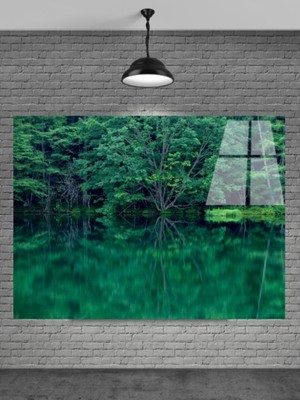 Marsilyan Orman Cam Tablo Ev Dekorasyon,balkon Dekorasyonu,dekoratif,duvar Tablo,mutfak Tablo